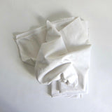 White damask tablecloth