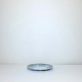Decorative ink blue plate