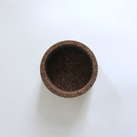 Dark cork bowl
