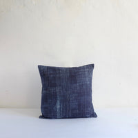 Denim print cotton cushion