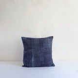Denim print cotton cushion