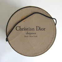 Vintage grey Dior hat box