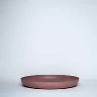 Large dusty pink metal tray