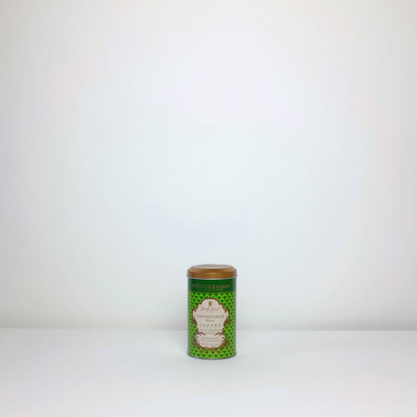 F&M green coffee tin