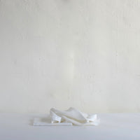 Large white fine linen napkin