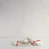 Vintage GB initial linen tea towels