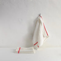 Vintage GB initial linen tea towels