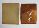 Vintage box of various stencils