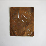 Vintage box of various stencils