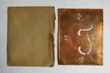 Vintage box of various stencils