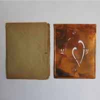 Vintage box of various stencils