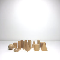 Geometric wood model set