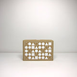 Geometric wood model set