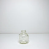 Round glass bottle
