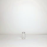 Glass bottle with lid