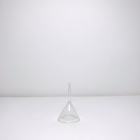 Small glass funnel