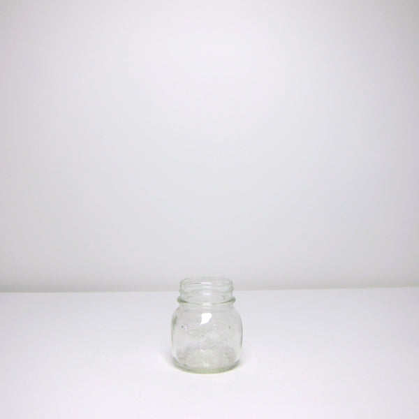 Small glass jar