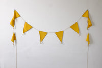 Gold + bell bunting