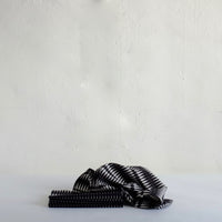 Graphic blue + white napkins