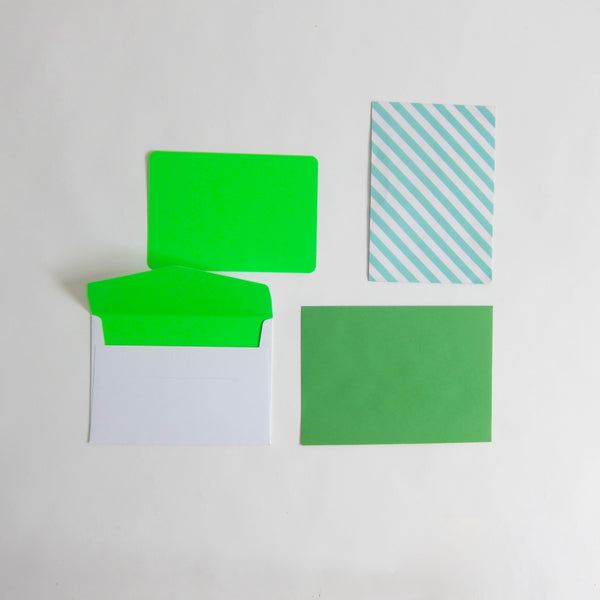 Green envelopes: various