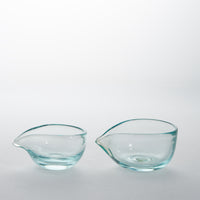 Green glass bowl/jug