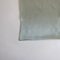 Green satin pillowcase