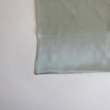 Green satin pillowcase