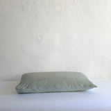 Green satin pillowcase