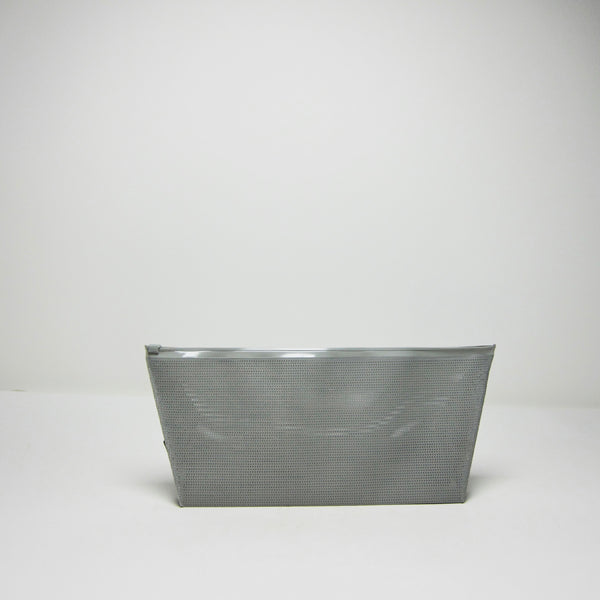 Grey mesh pencil case