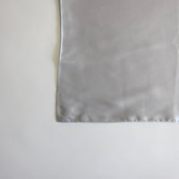 Blue satin pillow case
