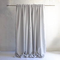 Grey satin blackout curtains