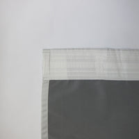Grey satin blackout curtains
