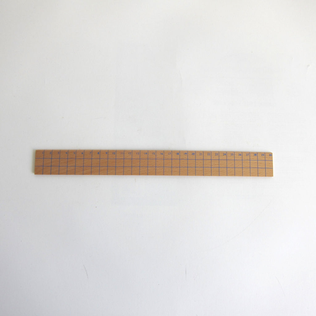 30cm flat wood graphic ruler – The Prop Bank