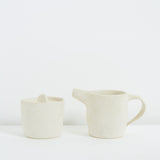 Handmade ceramic pot with lid