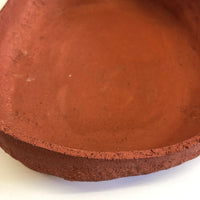Artisan red clay bowl