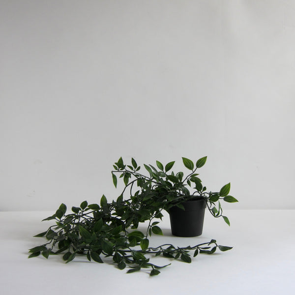 Faux hanging plant