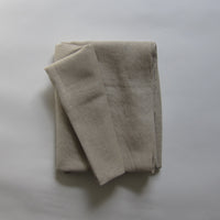 Heavy natural linen bedspread