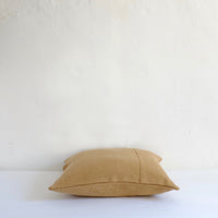 Heavy sand linen cushion