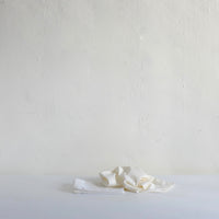 White cotton hemstitched napkin