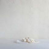 White cotton hemstitched napkin