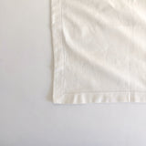 White cotton hemstitched napkin