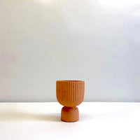Modern terracotta vase