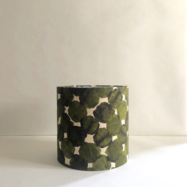 Olive spot lampshade