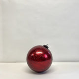 Large red glass bauble