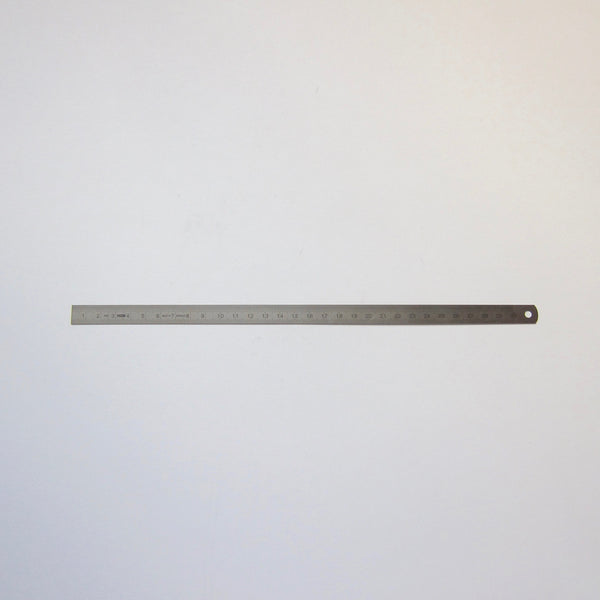 Thin stainless steel ruler
