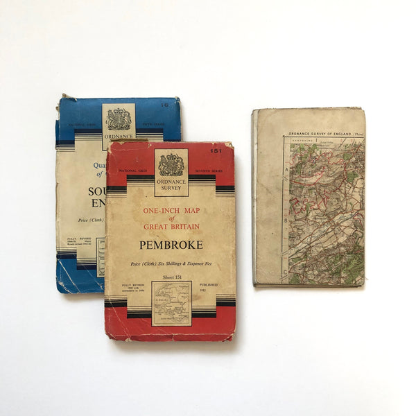 Set of ordnance maps