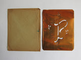Vintage box of various stencils