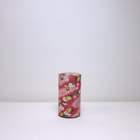 Round Japanese tea cannister