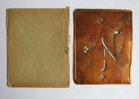 Vintage box of various stencils
