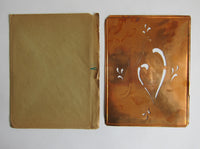 Vintage box of various stencils